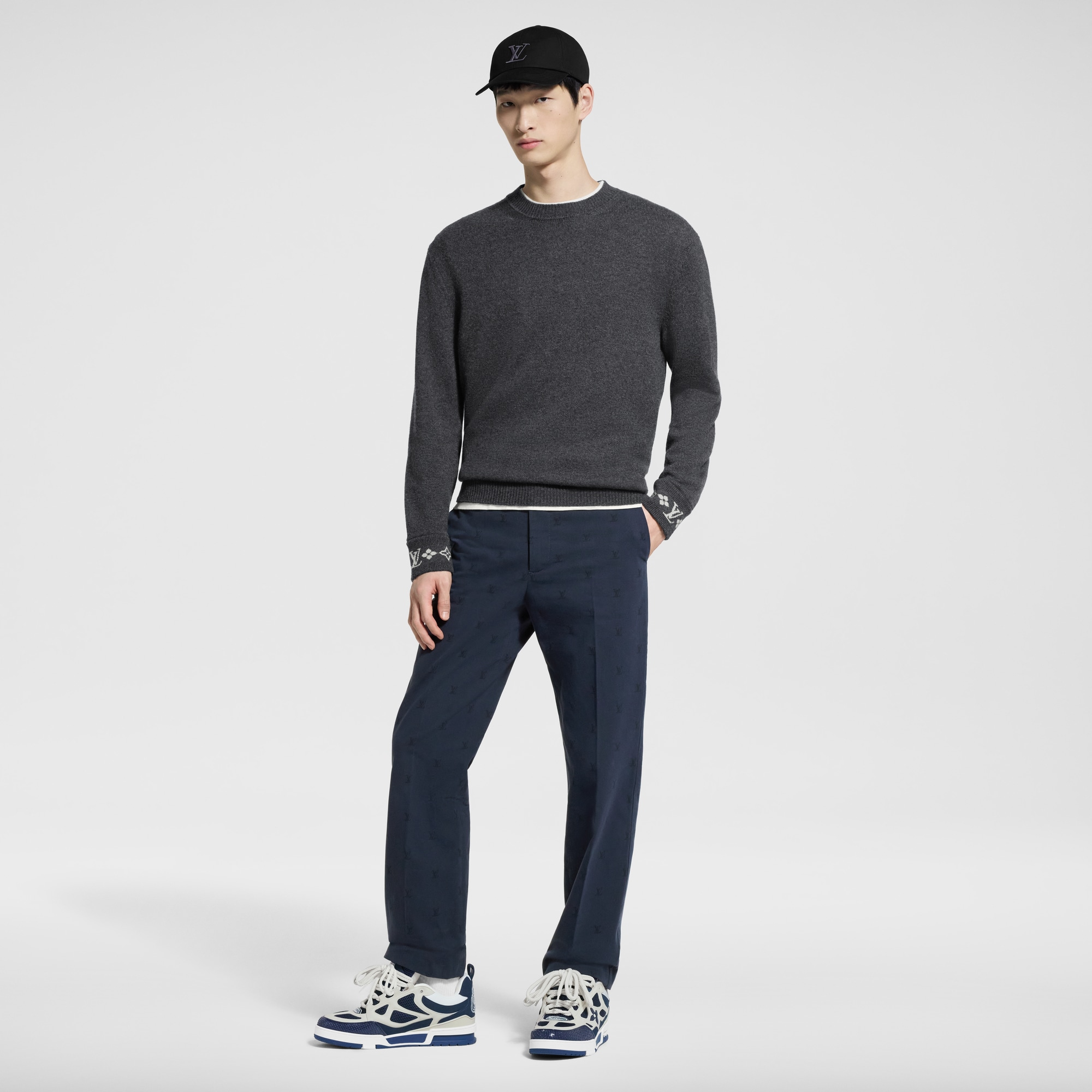 LV ルイヴィトンチノパン LV Blason Cotton Chino Pants - Men - Ready-to-Wear | LOUIS